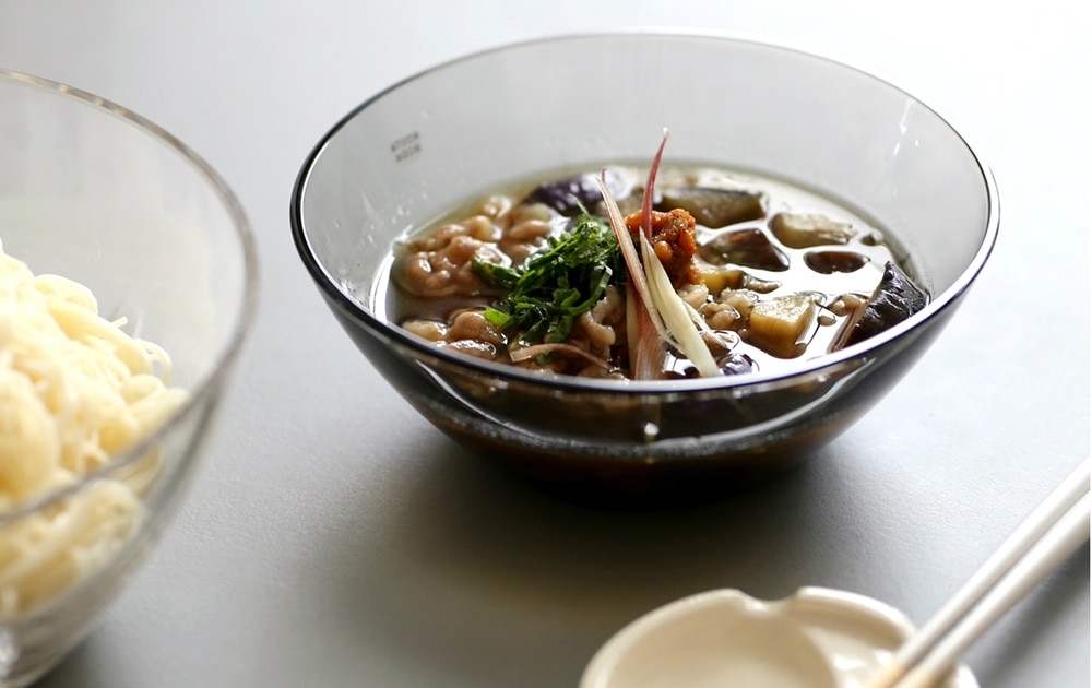 またそうめん なんて言わせない なすと豚肉でボリューム満点のそうめん料理 デイリシャス 楽天レシピ またそうめん なんて言わせない なすと豚肉でボリューム満点のそうめん料理 デイリシャス 楽天レシピ